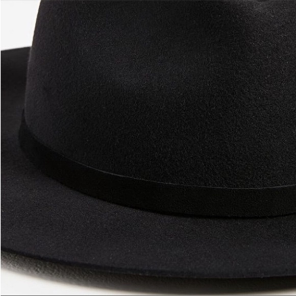 Lack Of Color The Grove Fedora Hat In Black On Black. NWT!Sz S (55cm) & M (57cm) main image 11